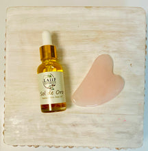 Load image into Gallery viewer, Rose Quartz Gua Sha Starter Kit