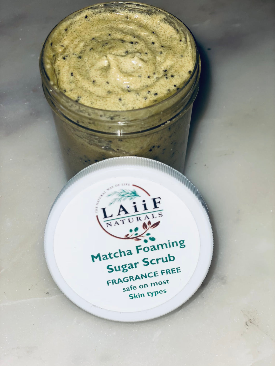 Matcha Foaming Sugar Scrub